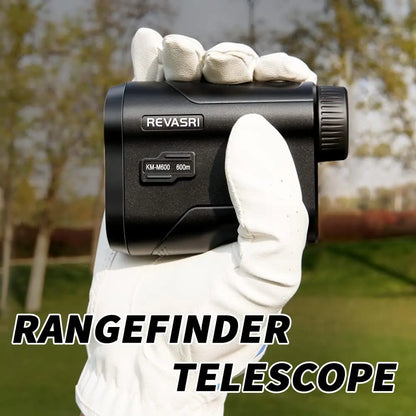 600M/Yard Golf Laser Rangefinder with Slope Compensation Flagpole Lock Vibration USB Rechargeable for Golfing