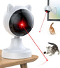 Automatic Cat Laser Toys, Interactive Laser Cat Toys for Indoor Cats/Kitty/Dogs, Cat Laser Toy Automatic White