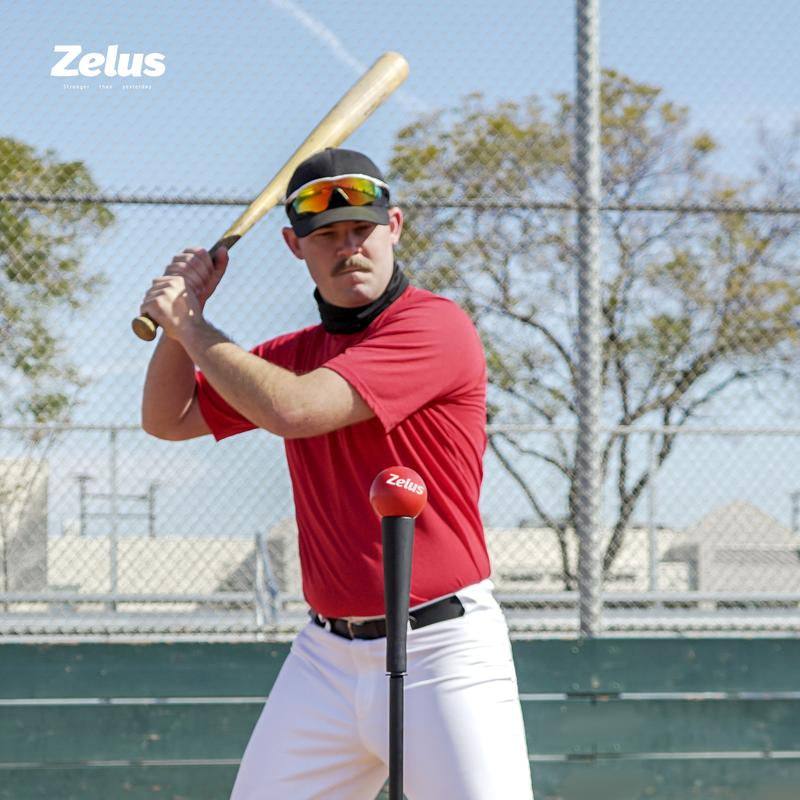 ZELUS 7X7Ft Baseball Net | Baseball Softball Practice Net with Tee, Baseballs and Carry Bag for Batting Hitting and Pitching New Bat