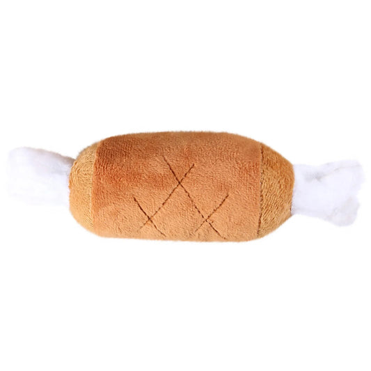 Dog Chew Toy Chicken Leg Toy Chicken Plush Pet Toy Chicken Drumstick Shape Plush Toy Pet Squeaky Stuffed Toy Chicken Legs Bone Chewing Toys for Dog